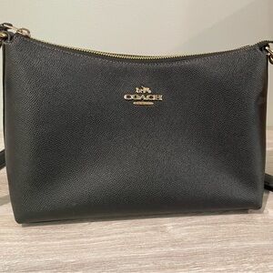 Coach black leather bag 👜